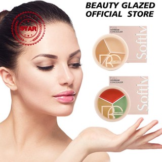 Beauty GLAZED คอนซีลเลอร์ ครีมรองพื้น สามสี G2B0