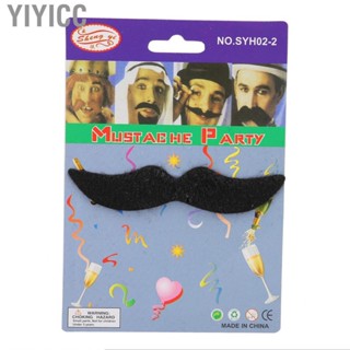 Yiyicc Halloween Mustache  Strong Glutinosity Lifelike Lint Fake for School Drama Office Celebrations Christmas Family Gatherings