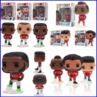 FUNKO Yt1 โมเดลฟิกเกอร์ Manchester United Football Star Lukaku Pogba Mane ของเล่นสําหรับเด็ก TY1