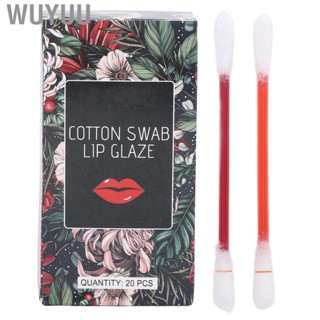 Wuyuu Cotton Swab Lipstick  Convenient  Dry Hygienic Disposable Lip Gloss for Party Girls Daily Use Women