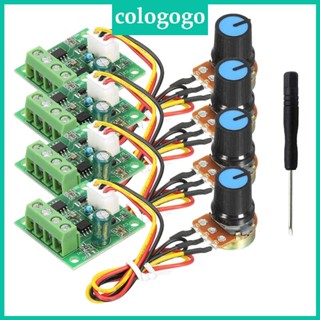 Colo โมดูลควบคุมความเร็วมอเตอร์ โพเทนชิโอมิเตอร์ 1 8 3 5 6 12V 2A PWM ปรับได้ 4 ชิ้น