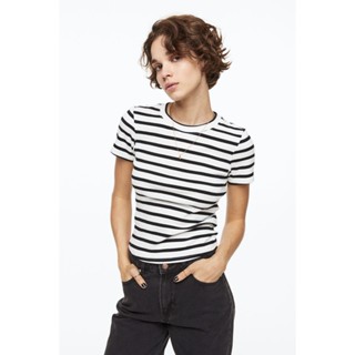 H&amp;M  Woman Fitted cotton top 1122165_1