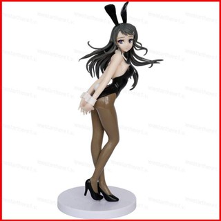 Ere1 โมเดลตุ๊กตาฟิกเกอร์ Sakurajima Mai Action Figure Bunny Girls ของเล่นสําหรับเด็ก