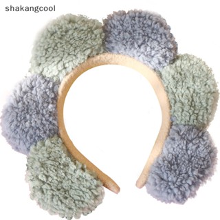 Shakangcool ที่คาดผม ผ้ากํามะหยี่ขนนิ่ม ลายการ์ตูนดอกทานตะวันน่ารัก สร้างสรรค์ ฤดูใบไม้ร่วง และฤดูหนาว เครื่องประดับผม SGL