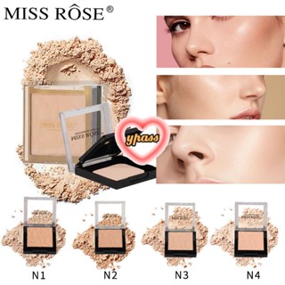 CYREAL 【 fast Delievery 】 Miss Ros Natural Long-lasting Waterproof Oil Control Powder Biscuit Wet Dual-use Makeup Powder ขายส่ง