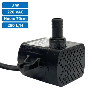 (1ชิ้น) JN-300 หัวพิน ปั๊มน้ำ ปั๊มแช่ 220VAC 3W Water pump Submersible Pump JING NUO Hmax 0.7m Qmax 250L/H