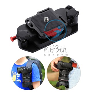 Mif)puluz คลิปหนีบกล้อง แบบอลูมิเนียมอัลลอย พร้อมสกรู 1/4 นิ้ว สําหรับกล้องดิจิทัล DV DSLR
