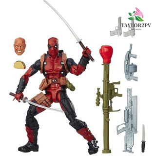 Taylor2pv โมเดลฟิกเกอร์ PVC รูป Marvel X-MAN DeadPool Death Attendant สําหรับตกแต่งบ้าน