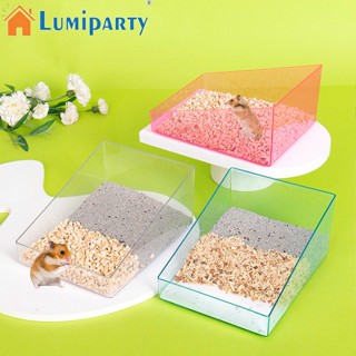 Lumiparty ถาดห้องน้ํา อะคริลิคใส ลายหนูแฮมสเตอร์ กระรอก ชินชิล่า หมีสีทอง หนูตะเภา สําหรับห้องน้ํา เม่น