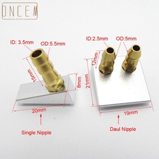 【ONCEMOREAGAIN】Water Cooling Inlet Pickup Bottom Dual Replacement Accessories Nozzle For RC