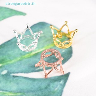 Strongaroetrtr มงกุฎคริสตัล ทรงกลม สําหรับตกแต่งบ้าน