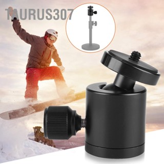 Taurus307 Mini Tripod Ball Head Mount Stand 360 องศาอะแดปเตอร์หมุนสำหรับกล้องโทรศัพท์มือถือ