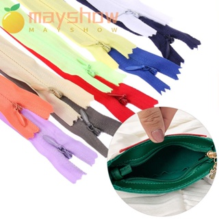 Mayshow 10 ชิ้น 20 ซม. ซิปที่มองไม่เห็น DIY เครื่องมือตัดเย็บเสื้อผ้าช่างตัดเสื้อ