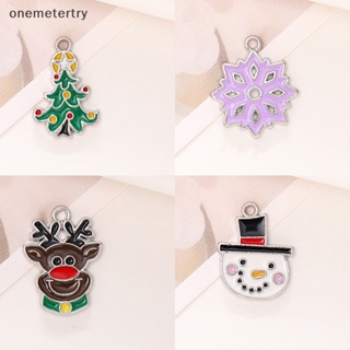 Onem จี้ต้นคริสต์มาส ซานตาคลอส แฮนด์เมด DIY สําหรับทําเครื่องประดับ ต่างหู สร้อยคอ