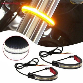 Adagu แถบไฟเลี้ยว LED DRL สีเหลืองอําพัน 12V 1 ชิ้น