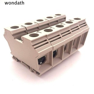 Wonda รางเชื่อมต่อสายไฟ DIN 150A DK35N 600V กันไฟ 1/0-12AWG 5 ชิ้น