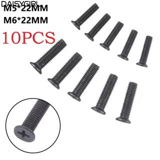 【DAISYG】Screws Drill Chuck Fixing Screw For 1/2inch M5 M6 Thread 10Pcs 3/8inch UNF