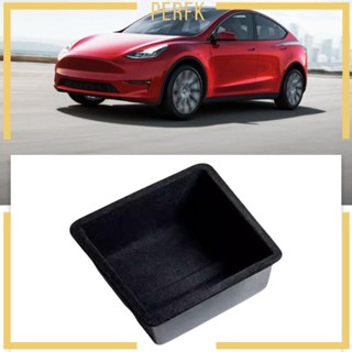 [Perfk] กล่องลิ้นชักเก็บของ ที่พักแขน สําหรับรถยนต์ Tesla Y