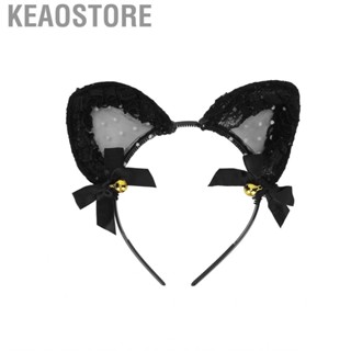 Keaostore Ear HeadbLovely Slip Resistant Kitty Hair Bwith Bells For Party Cosplay AOB