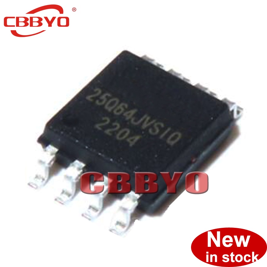 5pcs ยี่ห้อใหม่ 25Q64JVSIQ W25Q64JVSIQ 25Q64JVSIQ W25Q64JVSIQ sop-8