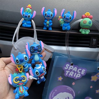 Cartoon Car Sticky Hook Car Co-Pilot Front Row Stitch Stitch Cute Storage Small Hook Car Interior Decoration xRPu