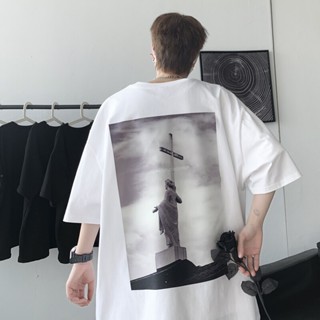 O.O Fashion เสื้อยืด oversize 2023 เสื้อยืดผู้ชาย23022013