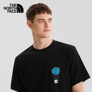 เสื้อยืดแขนสั้น พิมพ์ลาย The NorthFace สําหรับคู่รัก | 7wdi