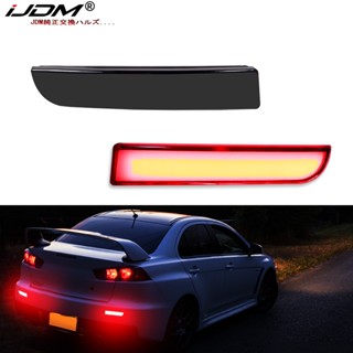 Ijdm ไฟสะท้อนแสง LED ติดกันชนหลัง สําหรับ Mitsubishi Lancer Evo X Outlander