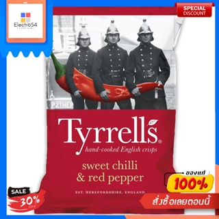 Sweet Chilli &amp; Red Pepper Chips Tyrrells 150 G.
