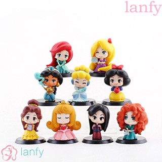 Lanfy ฟิกเกอร์การ์ตูนเจ้าหญิงน่ารัก ของขวัญ สําหรับตกแต่งโต๊ะ