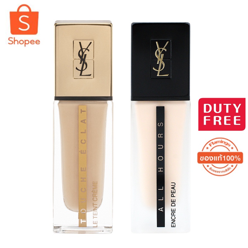 YSL All Hours Foundation 25ml /TOUCHE ECLAT LE TEINT CREME Foundation 25ml