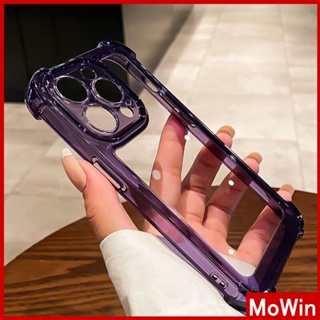 Mowin - เข้ากันได้สำหรับ เคสไอโฟน เคสไอโฟน11 เคส iphone 11  สำหรับ iPhone 14 Pro Max เคสไอโฟนเคสอะคริลิกเคสใสเคสชุบปุ่มถุงลมนิรภัยกันกระแทกฝาครอบกล้องป้องกันสีม่วงสีดำใช้ได้กับ iPhone 13 Pro max 12 Pro Max 11 Pro Max