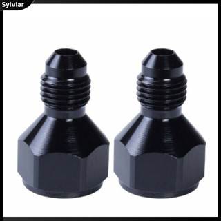 [sylviar] 2pcs Aluminum Alloy Precision Machined Hose Fitting Adapter An8 An10 To An6 An8 Oil Hose Adapter Kit For Most