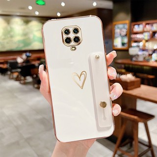 เคสโทรศัพท์มือถือซิลิโคน กันกระแทก ลายหัวใจ หรูหรา สําหรับ Xiaomi Redmi Note 9 Pro Max Note 9S K30 Pro POCO M2 Pro POCO F2 Pro