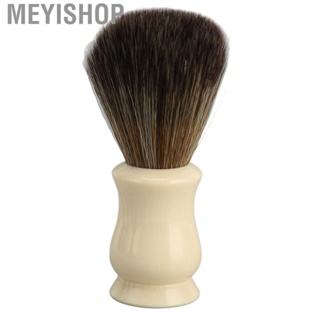 Meyishop Neck Duster Brush  Beard Cleaning Brush Synthetic Bristles Lightweight Absorbent Easy To Grip Portable  for Men for Salon