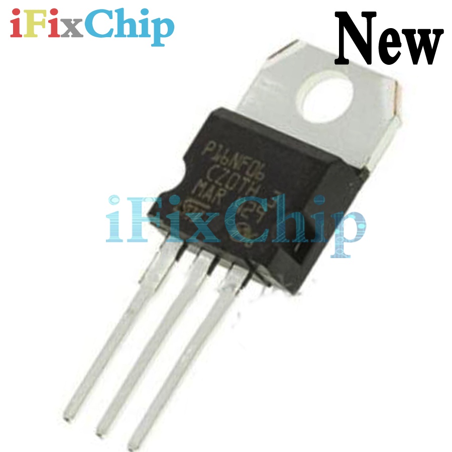 10 ชิ้น STP16NF06L TO-220 STP16NF06 P16NF06L P16NF06 ยี่ห้อใหม่
