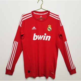 เสื้อกีฬาแขนสั้น ลายทีมชาติฟุตบอล Real Madrid Two Away 2011/12 ชุดเยือน สไตล์วินเทจ แห้งเร็ว ไซซ์ S-XXL