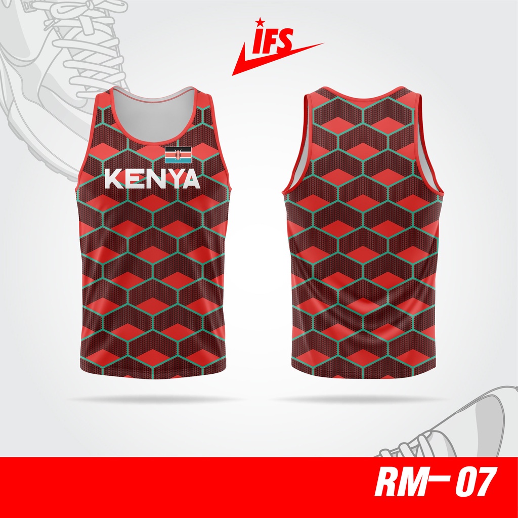 เสื้อวิ่งมาราธอน Team Kenya Olympic 2024