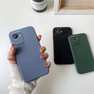 เคสโทรศัพท์มือถือซิลิโคน แบบนิ่ม ทรงสี่เหลี่ยม สําหรับ Realme C55 C53 C33 C30s C30 C35 Narzo 50i 50A Prime GT 2 GT2 Pro 4G 5G 2023