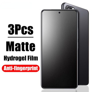ฟิล์มไฮโดรเจล ผิวด้าน ไม่ใช่กระจก สําหรับ Xiaomi Redmi Note 12 11 11T 11E 10 9 8 7 Pro Plus 9s 11s 11se Redmi K60 K50 Pro Ultra K40S 11 10 10C 10A 9 9A 9C 9T A1 Plus 3 ชิ้น