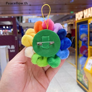 Peacellow เข็มกลัด จี้ตุ๊กตาดอกทานตะวันน่ารัก หลากสี สําหรับกระเป๋านักเรียน เสื้อผ้า 1 ชิ้น