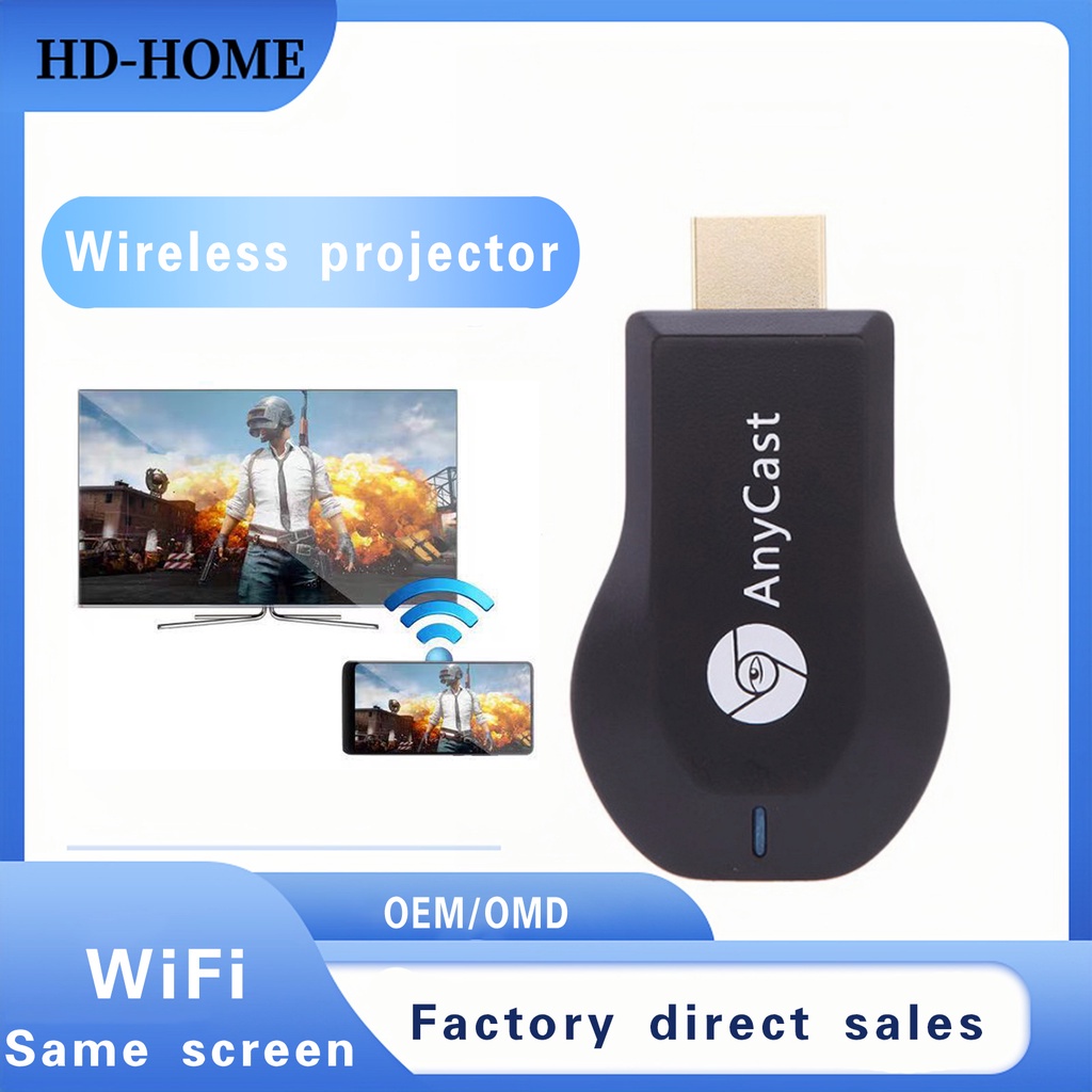 Anycast M9 Plus Miracast HDMI TV Stick Wifi ตัวรับสัญญาณ โครเมี่ยมคาสท์ 4k ฟังก์ชั่นการหล่อ PC โปรเจคเตอร์ ezcast ไร้สาย Pigfly