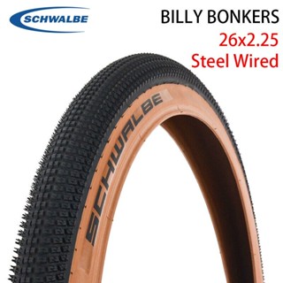 Schwalbe BILLY BONKERS ยางล้อรถจักรยาน 26x2.25 57-559 26 นิ้ว สีน้ําตาล K-Guard 3 MTB