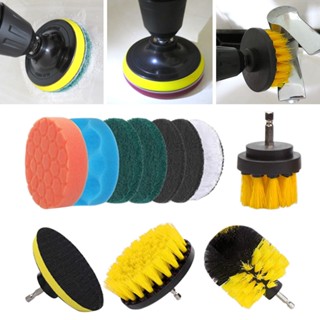 11pcs เจาะ แปรงทำความสะอาด ชุด Power Scrubber สำหรับทำความสะอาด ห้องอาบน้ำ แปรงทำความสะอาดอ่างอาบน้ำ