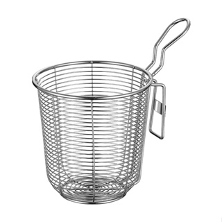 Restaurant With Handle Safety Deep Basket Stainless Steel Hanging Home Kitchen Hot Pot Cooking Filter Strainer Spoon