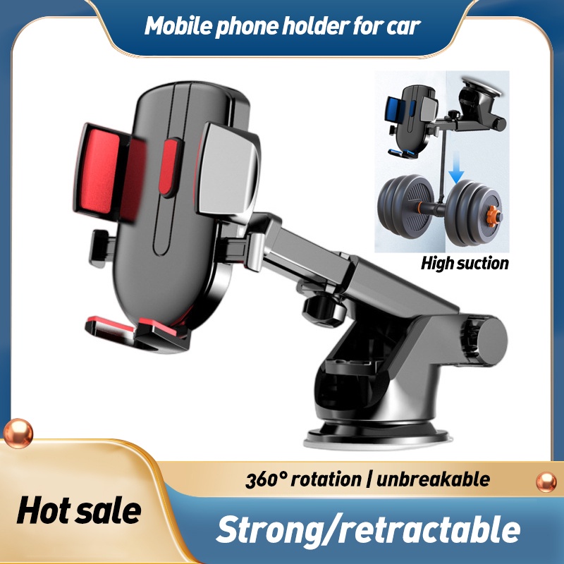 Car Holder แบบปรับได้ ขาตั้งมือถือ ที่จับมือถือ ที่วางโทรศัพท์ ที่วางมือถือ ที่วางมือถือในรถ หมุนได้ 360 องศา