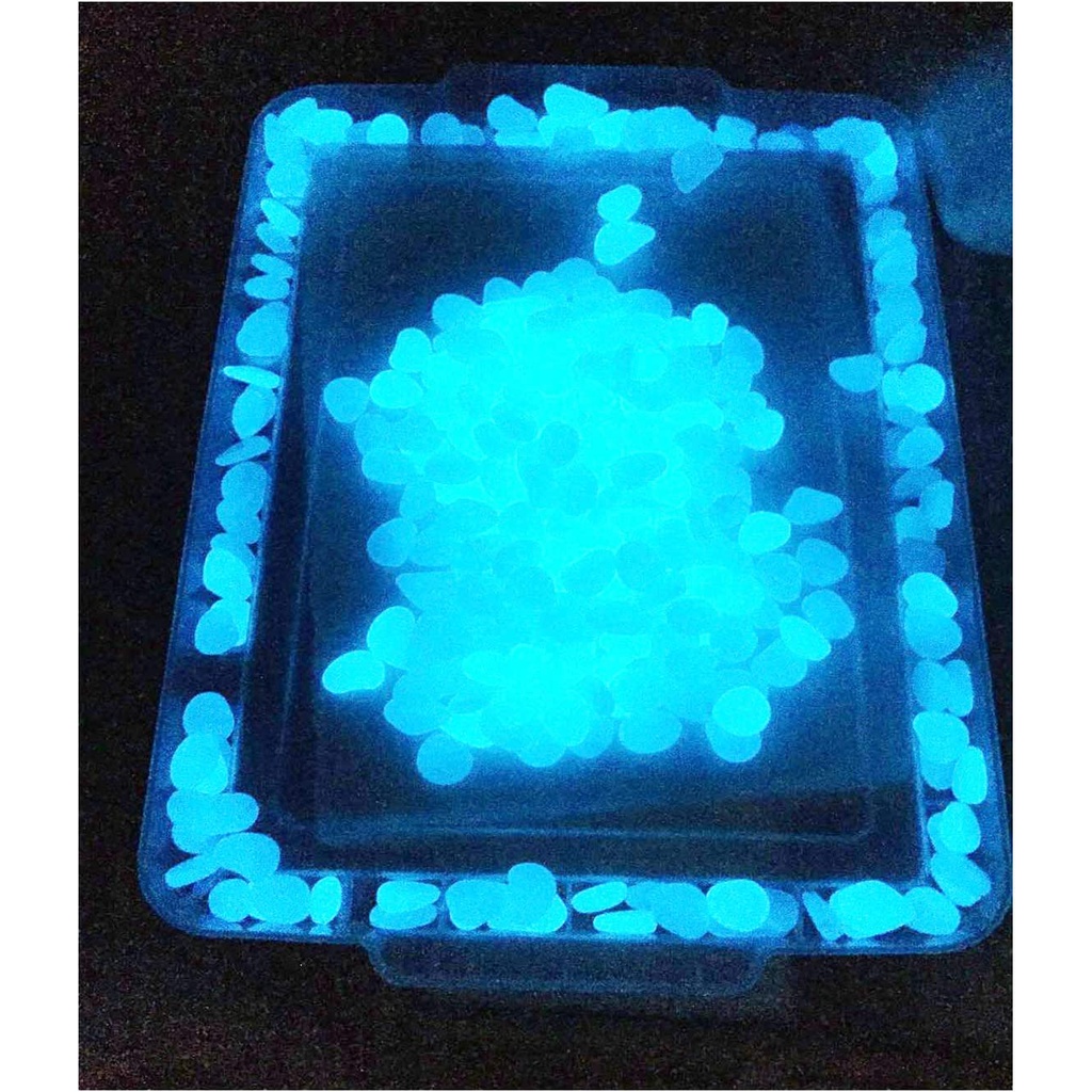 เติบโตใน Dark Pebbles Garden Pebbles หินเรืองแสง Rocks Luminous Pebbles สําหรับทางเดินตกแต่งกลางแจ้ง