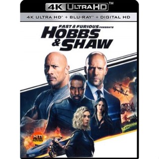 4K UHD 4K - Fast &amp; Furious Hobbs &amp; Shaw (2019) เร็ว แรงทะลุนรก ฮ็อบส์ แอนด์ ชอว์ - แผ่นหนัง 4K UHD (เสียง Eng 7.1 Atmos/