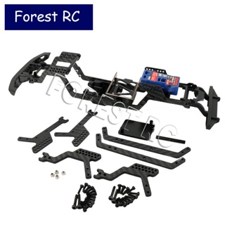 Forestrc TRX4-M ชุดกรอบคาร์บอนไฟเบอร์ สําหรับอัพเกรดรถไต่หินบังคับ 1/18 TRX4M