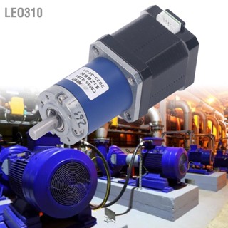 Leo310 ลดความเร็วกระปุกเกียร์ดาวเคราะห์ DC Micro High Torsion Stepper Gear Motor เบรกแม่เหล็กไฟฟ้า